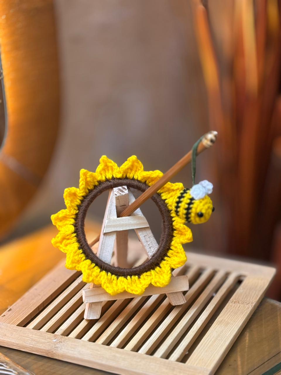 Sunflower Hair Bun Pin