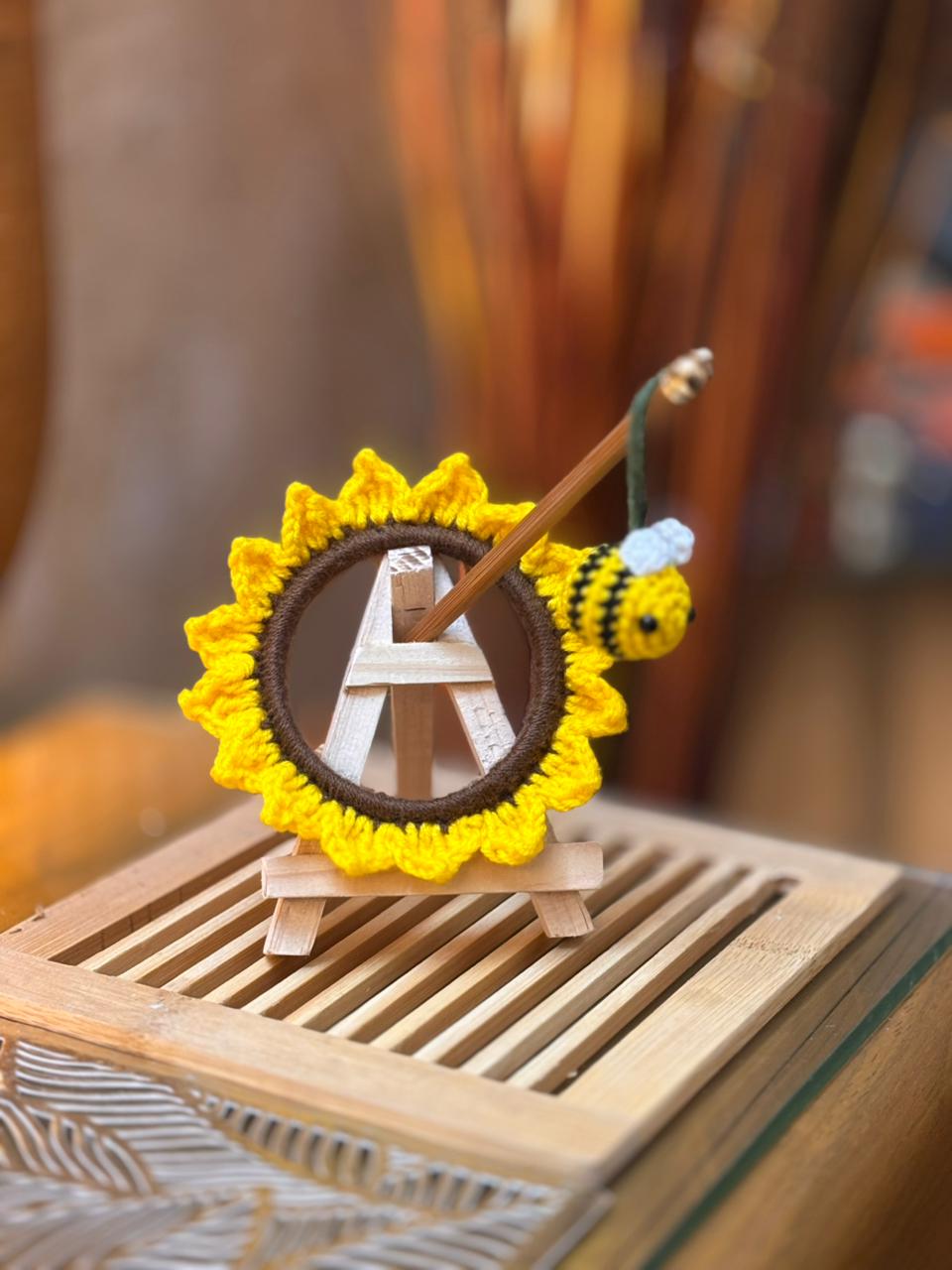 Sunflower Hair Bun Pin