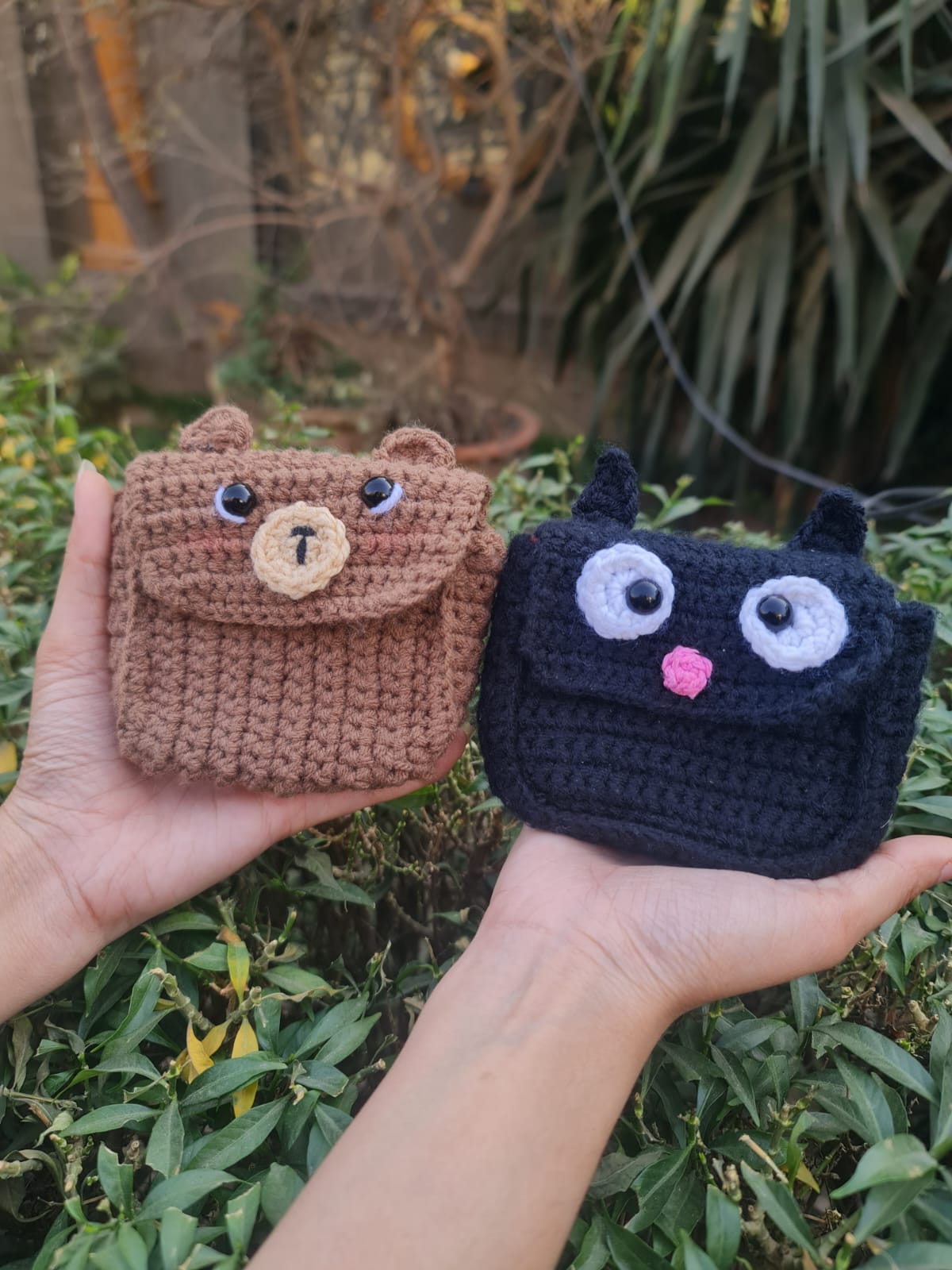 Kawaii Crochet Animal Pouches