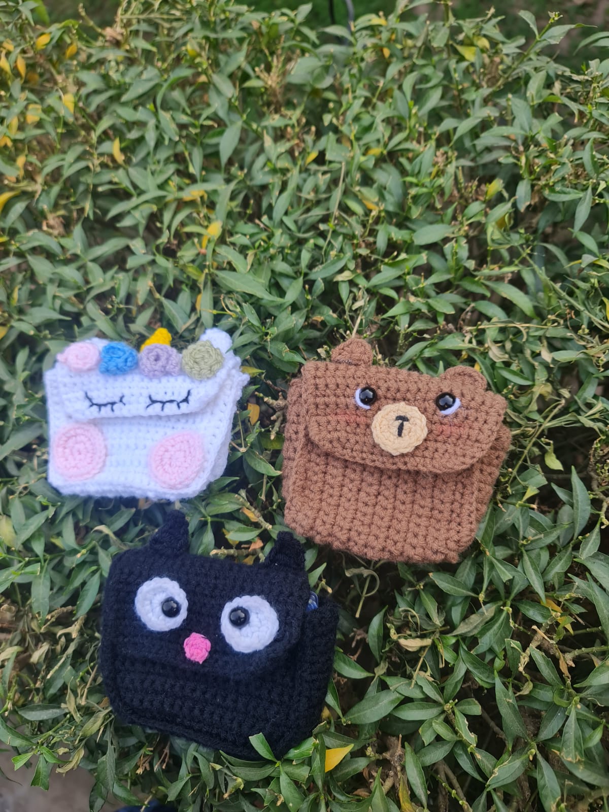 Kawaii Crochet Animal Pouches
