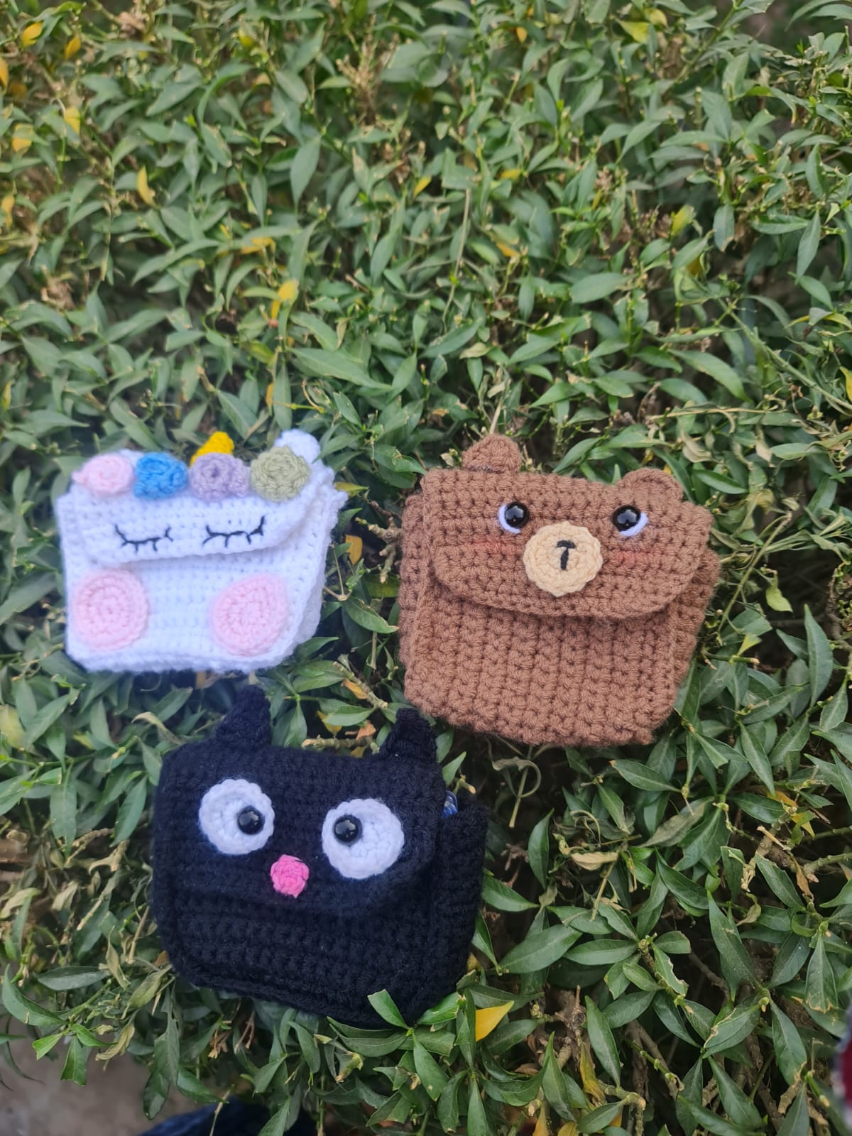 Kawaii Crochet Animal Pouches