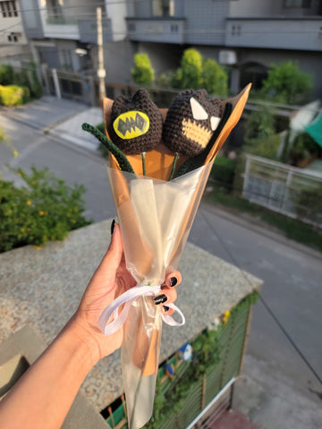 Batman Tulip Bouquet