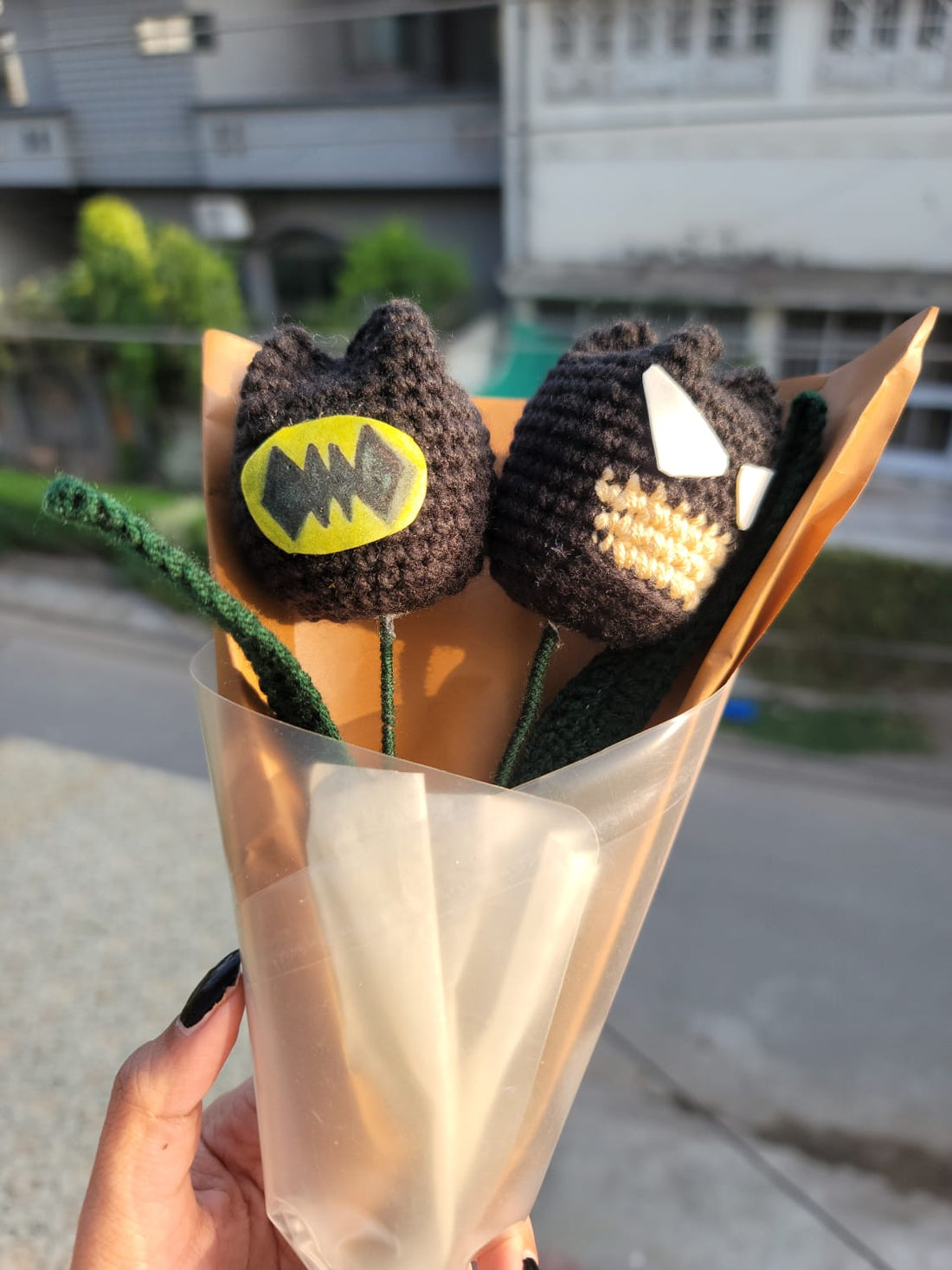 Batman Tulip Bouquet